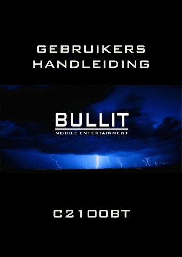 GEBRUIKERS HANDLEIDING C2100BT - Rho-Delta Automotive ...