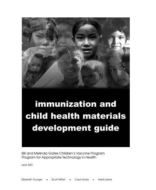 Immunization and child health materials development guide pdf