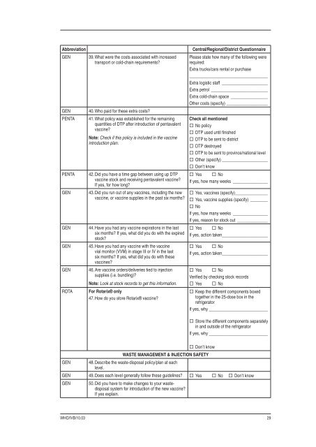 New Vaccine Post-Introduction Evaluation - libdoc.who.int - World ...