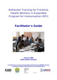 Refresher Training for Frontline Health Workers in Expanded ... - RHO