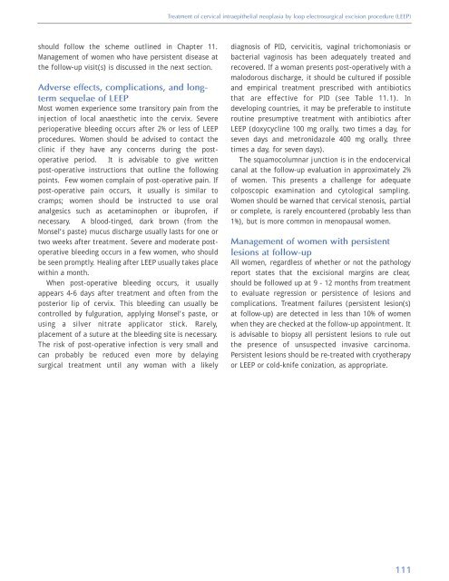 Colposcopy and Treatment of Cervical Intraepithelial Neoplasia - RHO