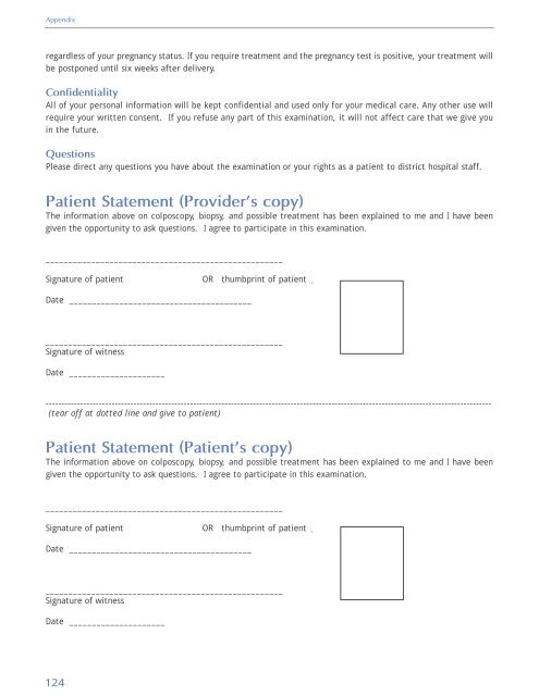 Colposcopy and Treatment of Cervical Intraepithelial Neoplasia - RHO