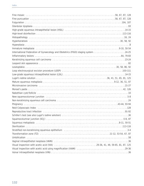 Colposcopy and Treatment of Cervical Intraepithelial Neoplasia - RHO