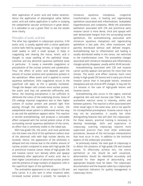 Colposcopy and Treatment of Cervical Intraepithelial Neoplasia - RHO