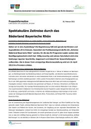 SpektakulÃ¤re Zeitreise durch das BÃ¤derland Bayerische RhÃ¶n