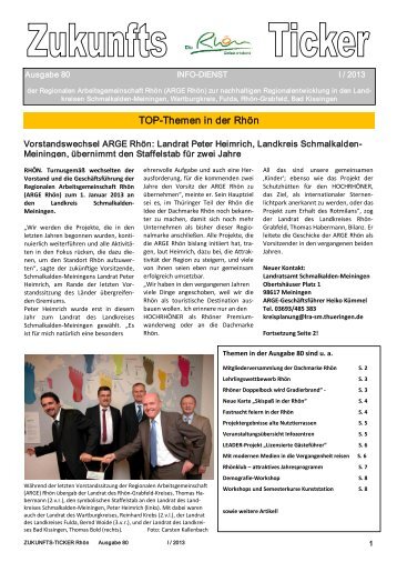 TOPThemen in der Rhön - Regionalportal Rhön