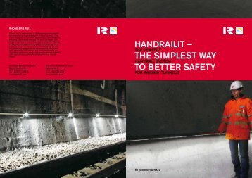 HandrailIT - Handrail System - Rhomberg Bahntechnik