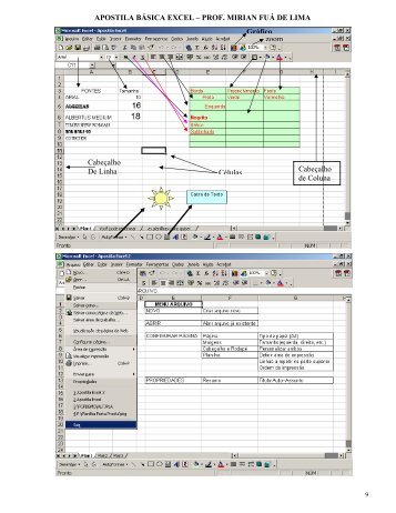 APOSTILA BÁSICA EXCEL – PROF. MIRIAN FUÁ DE ... - RH Portal