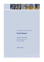 Panel Report - Bayside City Council