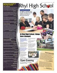 Open Evening - Rhyl High School