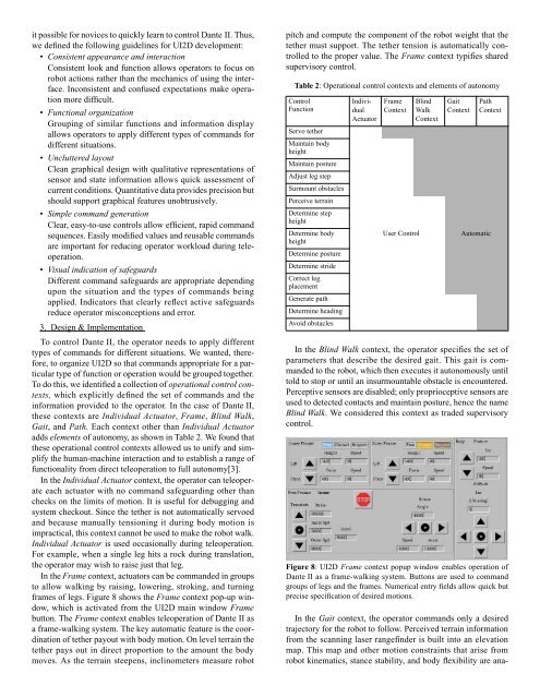 Operator Interfaces and Network-Based Participation for ... - CiteSeerX