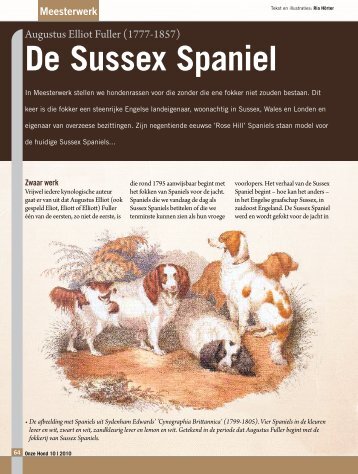 De Sussex Spaniel - Ria Hörter