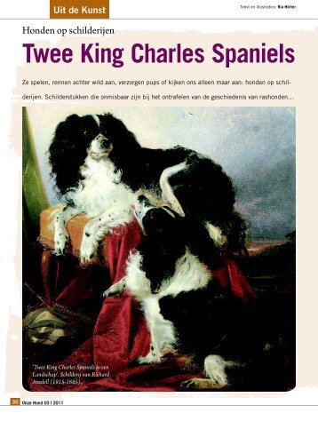 Twee King Charles Spaniels - Ria Hörter