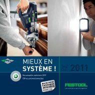 Mieux en SyStème ! - Festool