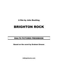 download Brighton Rock pressbook - Rialto Pictures
