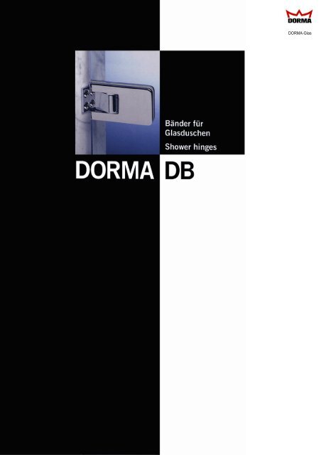 DORMA DB Shower hinges - RIBA Product Selector
