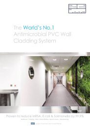 The World's No.1 Antimicrobial PVC Wall Cladding System