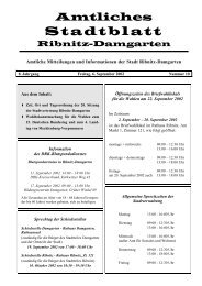 Stadtblatt Nr. 10/2002 - Ribnitz-Damgarten