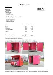 234 Mini-Kiosk-Outdoor - Ribo GmbH