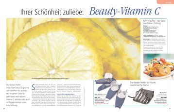 Beauty- Vitamin C - Interview mit Lifestyle - Ricarda M.