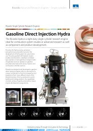 Gasoline Direct Injection Hydra - Ricardo