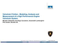 Valvetrain Friction - Modeling, Analysis and Measurement ... - Ricardo