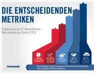 Die entscheidenden Metriken für IT-Dienstleister in 2014