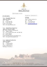 CANADA - Barone Ricasoli