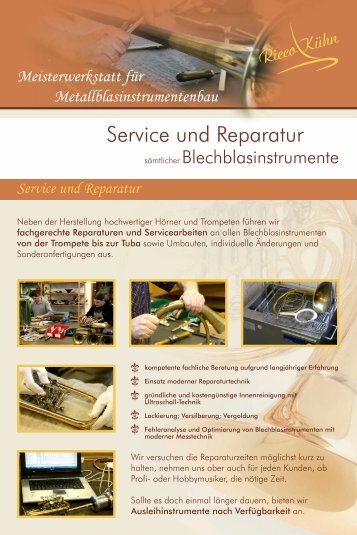 Service und Reparatur - Ricco Kühn