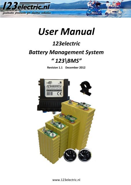 BMS 123 User Manual