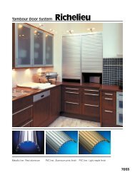 Tambour Door Kit In Aluminum Or Stainless Steel Finish New Richelieu