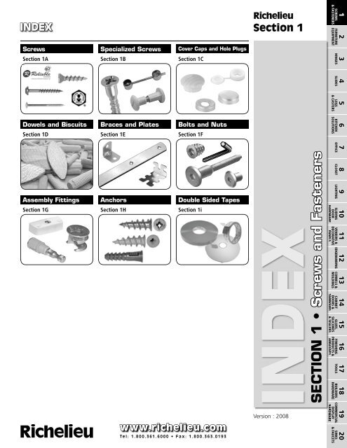 Section 1A: Screws - Richelieu