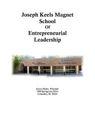 Joseph Keels Elementary School - Richland School District Two!