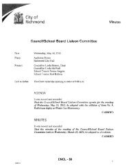 Council/School Board Liaison Committee - City of Richmond