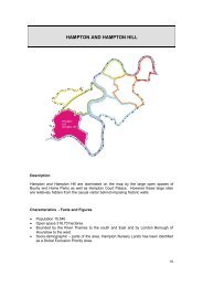 Area analysis Hampton and Hampton Hill - London Borough of ...