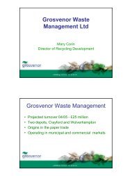 Grosvenor Waste Management Ltd Grosvenor Waste Management