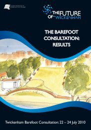 the barefoot consultation: results - London Borough of Richmond ...