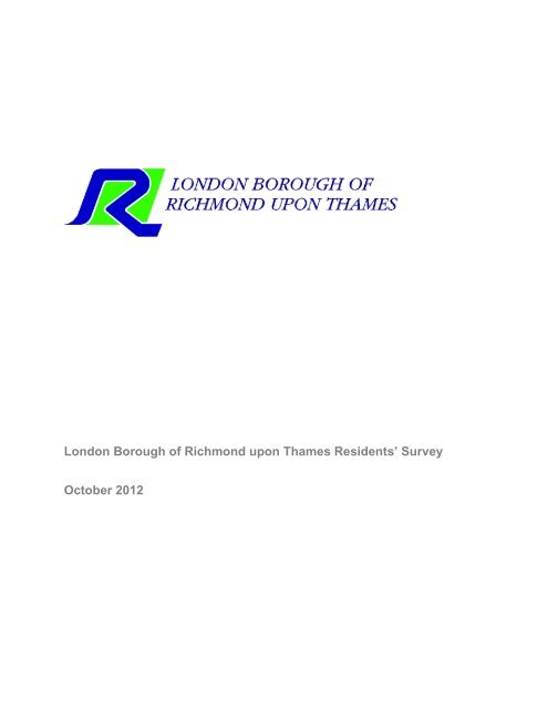 Results report 2012 - London Borough of Richmond upon Thames