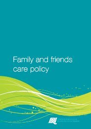 Friends and family care policy - London Borough of Richmond upon ...