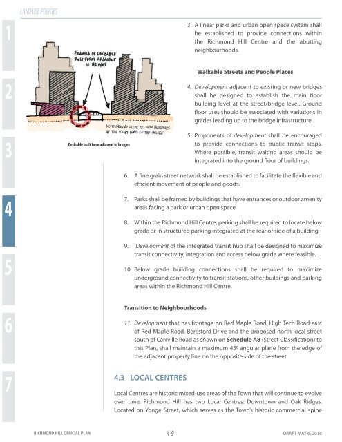 Town of Richmond Hill Draft New Official Plan - Chapter 4