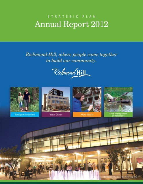 Annual Report 2012 - Town of Richmond Hill