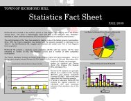 Statistics Fact Sheet - Fall 2009 [PDF] - Town of Richmond Hill