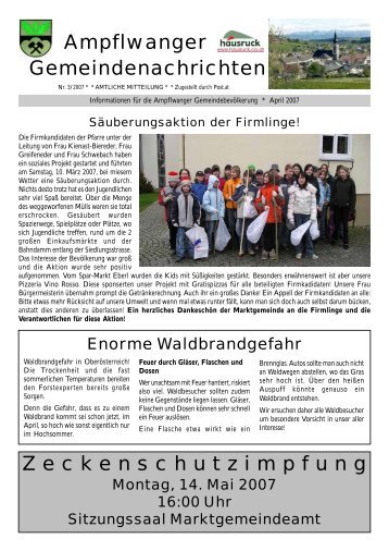 Ausgabe Nr. 3/2007 (0 bytes) - Ampflwang