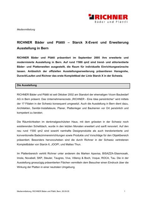 Richner Ba Der Und Pla Ttli Era Ffnet Ihre Neue Ausstellun In Jona
