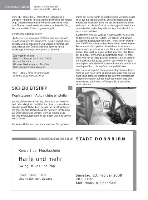 stadt dornbirn krankenhaus - Dornbirn Online