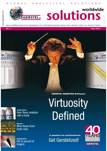 Virtuosity Defined - Research Institute for Chromatography