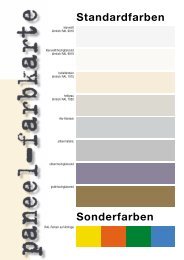 Paneel-Farbkarte - Richter System