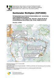 Kantonaler Richtplan (RIP2000) - Richtplan GraubÃ¼nden