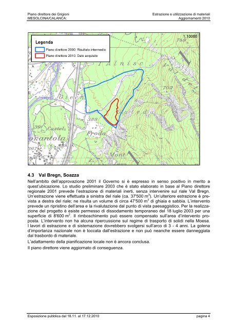 Piano direttore dei Grigioni / Mesolcina / Calanca - Richtplan ...