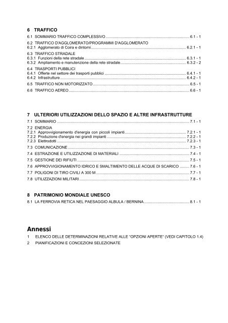 Introduzione - Richtplan GraubÃ¼nden